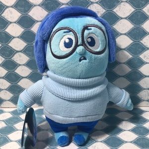 Disney Pixar Inside Out Sadness Plush Doll - Stuffed Toy w/Tags 8”
